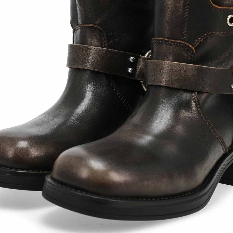 Women's  Rockyy Knee High Boot - Brown Distressed