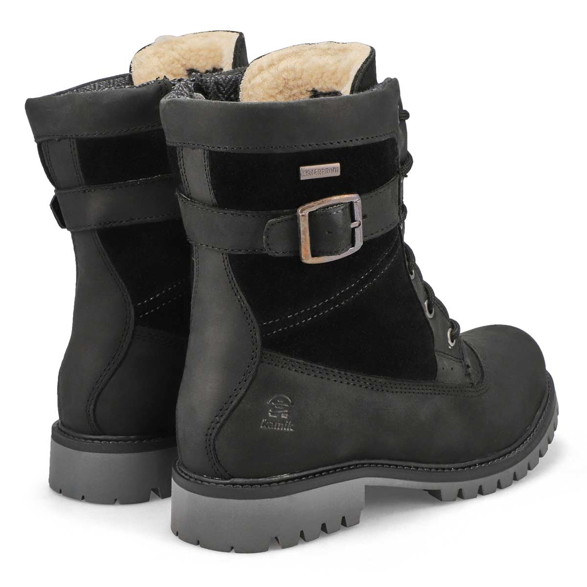 Botte d'hiver imperméable, ROGUE MID noir femmes