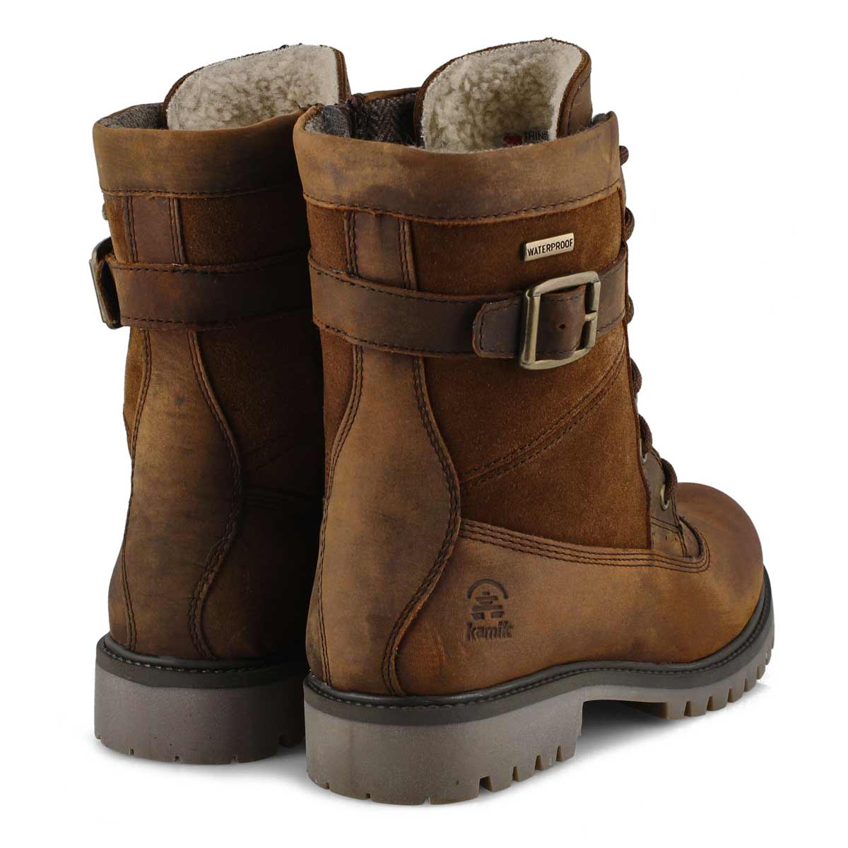 Botte d'hiver imperméable ROGUE MID, cognac, femmes