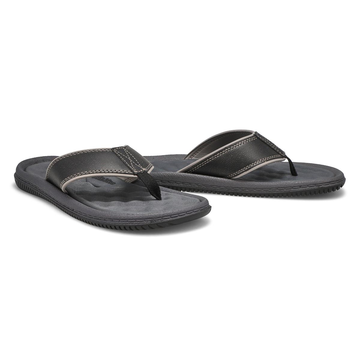 SoftMoc Men's Roland Thong Sandal Black