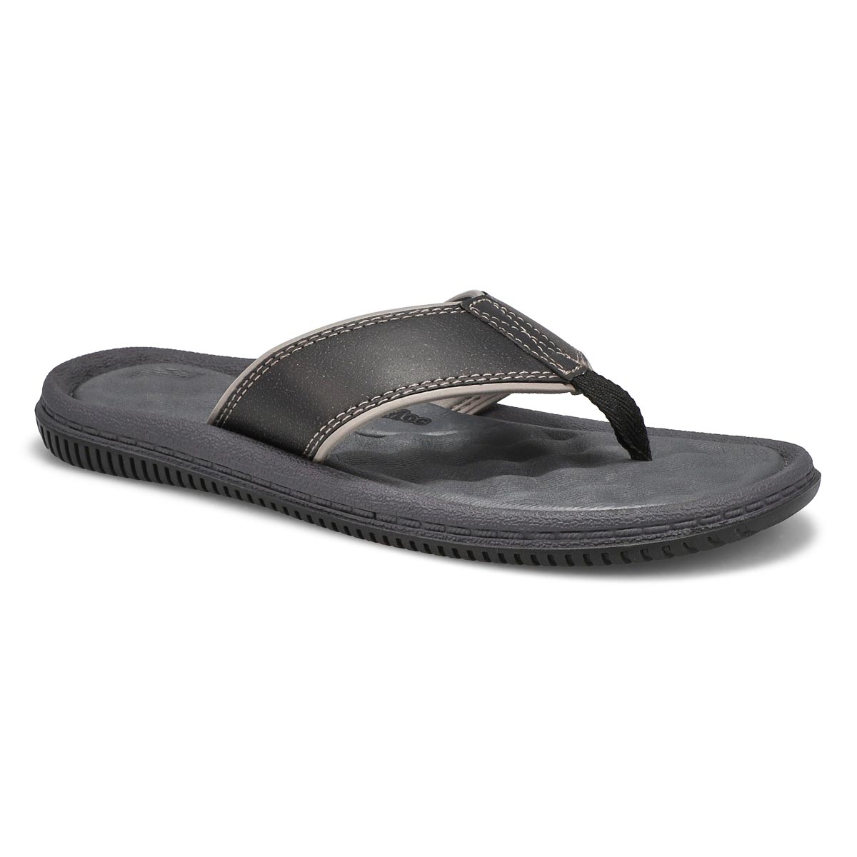black strappy thong sandals