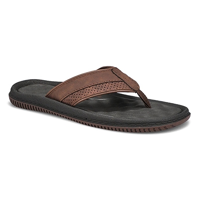 Mns Roland2 Casual Thong Sandal- Brown