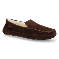 Men's Rollo Suede Plush Lined SoftMocs - Chocolate