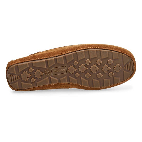 Men's Rollo Suede Plush Lined SoftMocs -Mocha