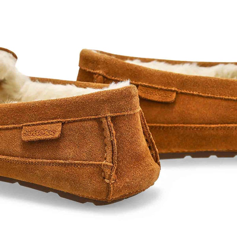 Men's Rollo Suede Plush Lined SoftMocs -Mocha