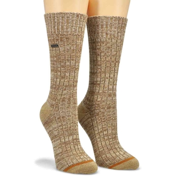 Women's Spacedye Tall Sock - Ash/Gold