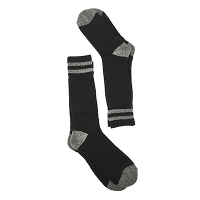 Mns Moisture Control Boot Sock 2 Pack - Black