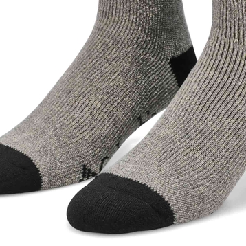 Men's Moisture Control Boot Sock -2pk/ Charcoal