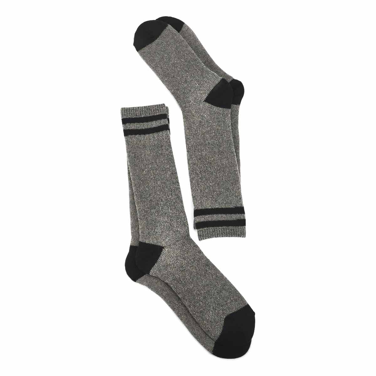 Men's Moisture Control Boot Sock -2pk/ Charcoal