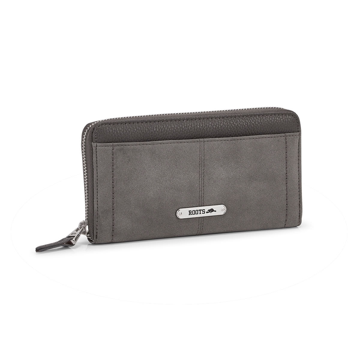 Roots Women's FAIRWEATHER charcoal wallet | SoftMoc.com