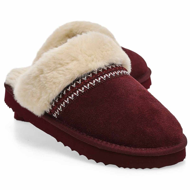 Women's  Runabout 2 Open Back Slipper - Burgundy