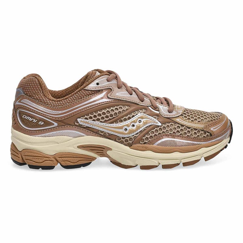 Women's ProGrid Omni 9 Lace Up Sneaker - Saddle/Eggshell