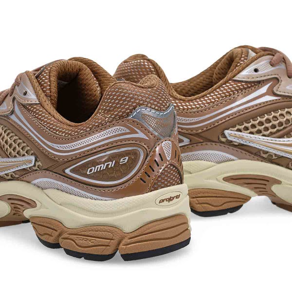 Women's ProGrid Omni 9 Lace Up Sneaker - Saddle/Eggshell