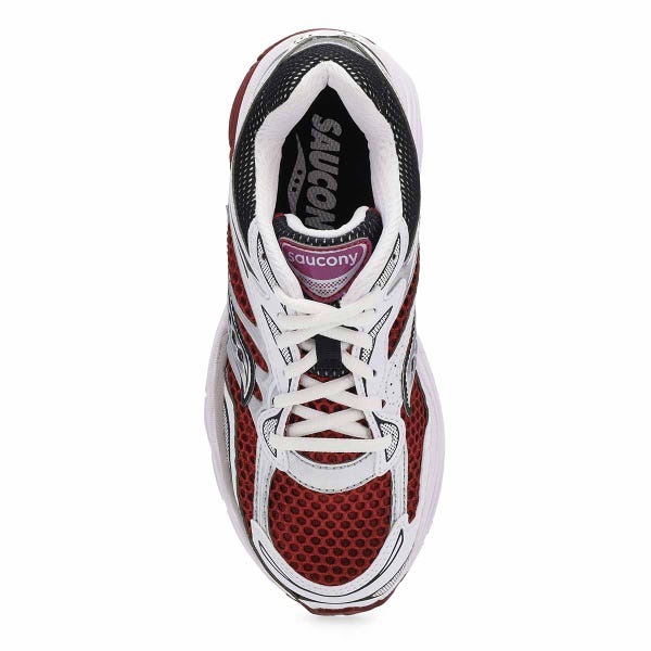Women's ProGrid Omni 9 - OG Lace Up Sneaker - Maroon/White