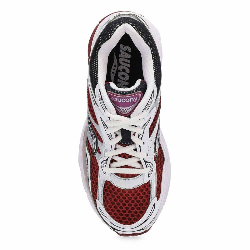 Women's ProGrid Omni 9 - OG Lace Up Sneaker - Maroon/White