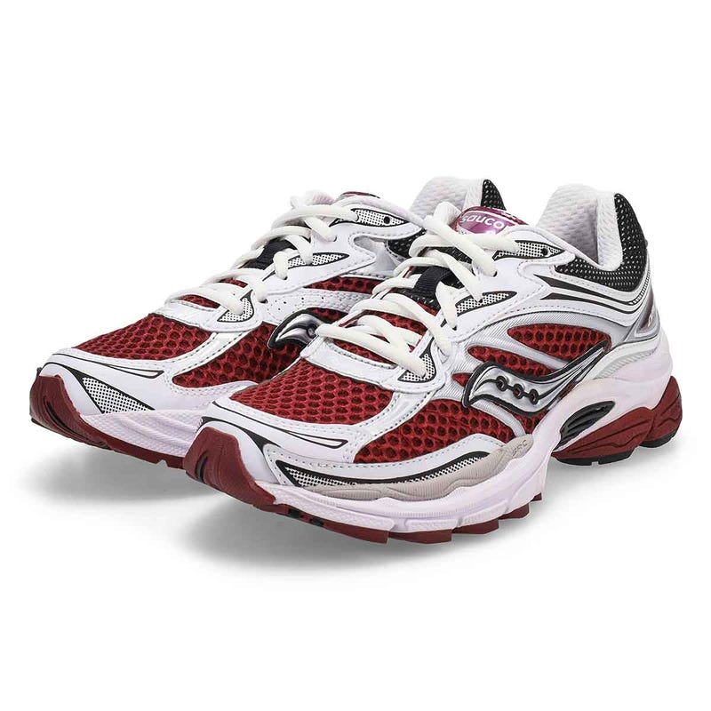 Women's ProGrid Omni 9 - OG Lace Up Sneaker - Maroon/White