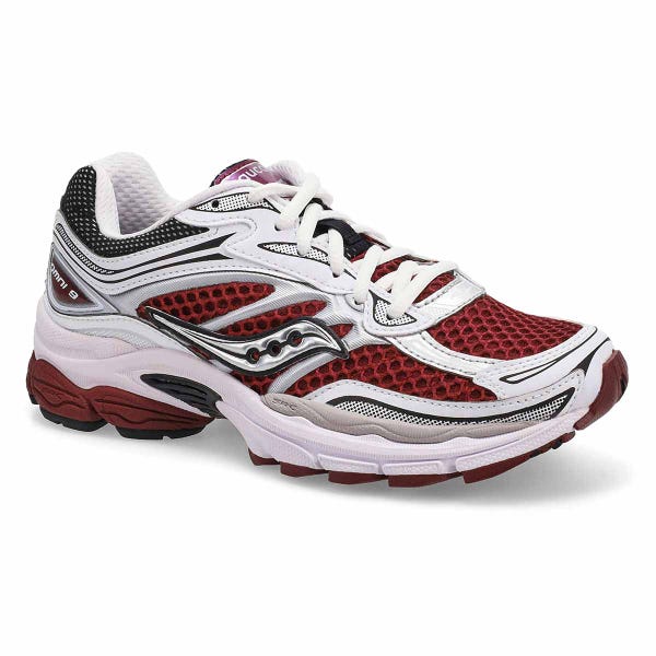 Women's ProGrid Omni 9 - OG Lace Up Sneaker - Maroon/White