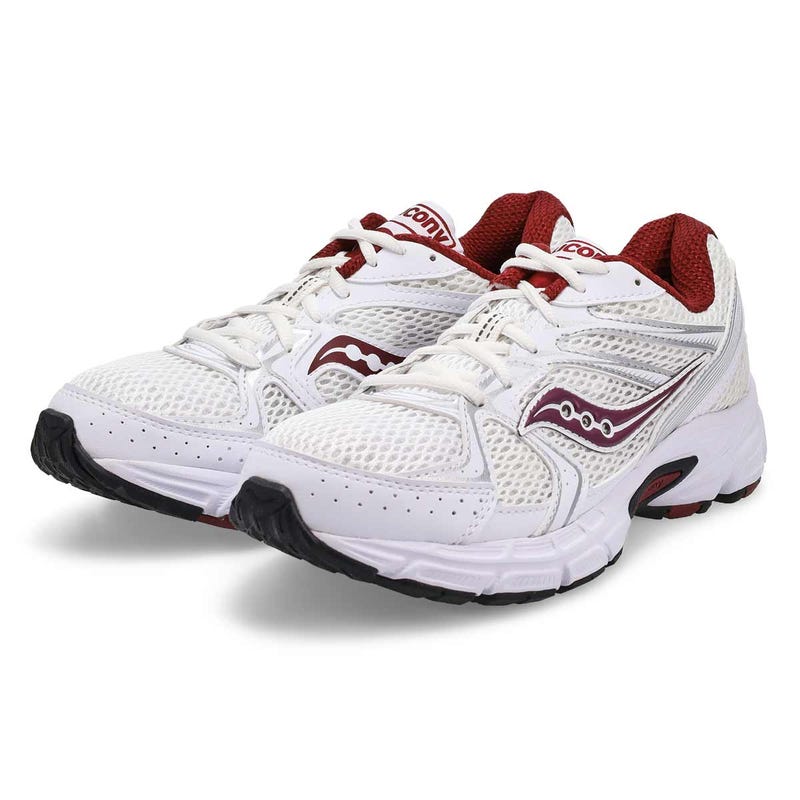 Espadrilles à lacets Ride Millennium pour femmes - Blanc/Bordeaux