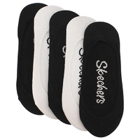 Socquettes Liner, noir/blc, 5p, fem