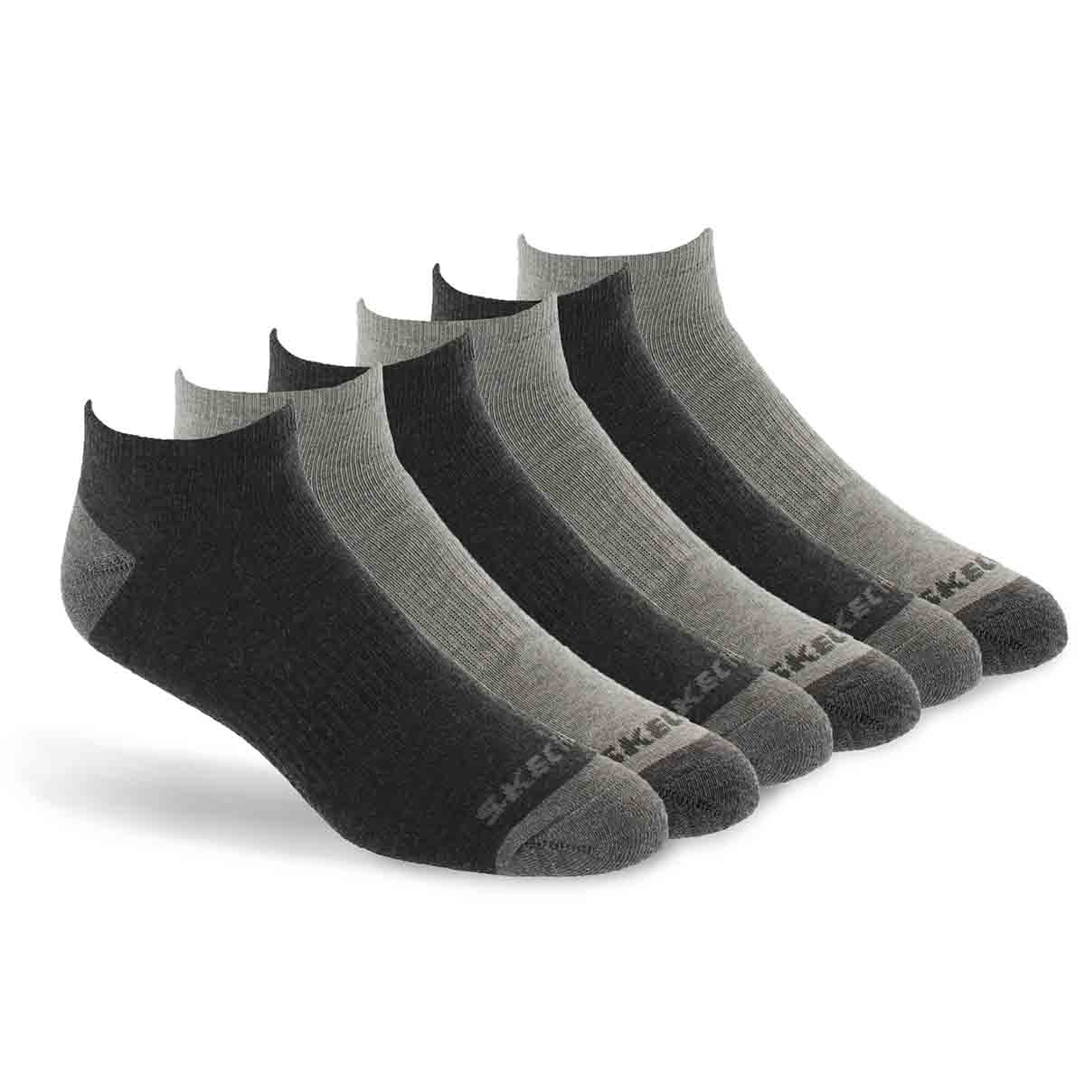 skechers terry 6 pack socks mens