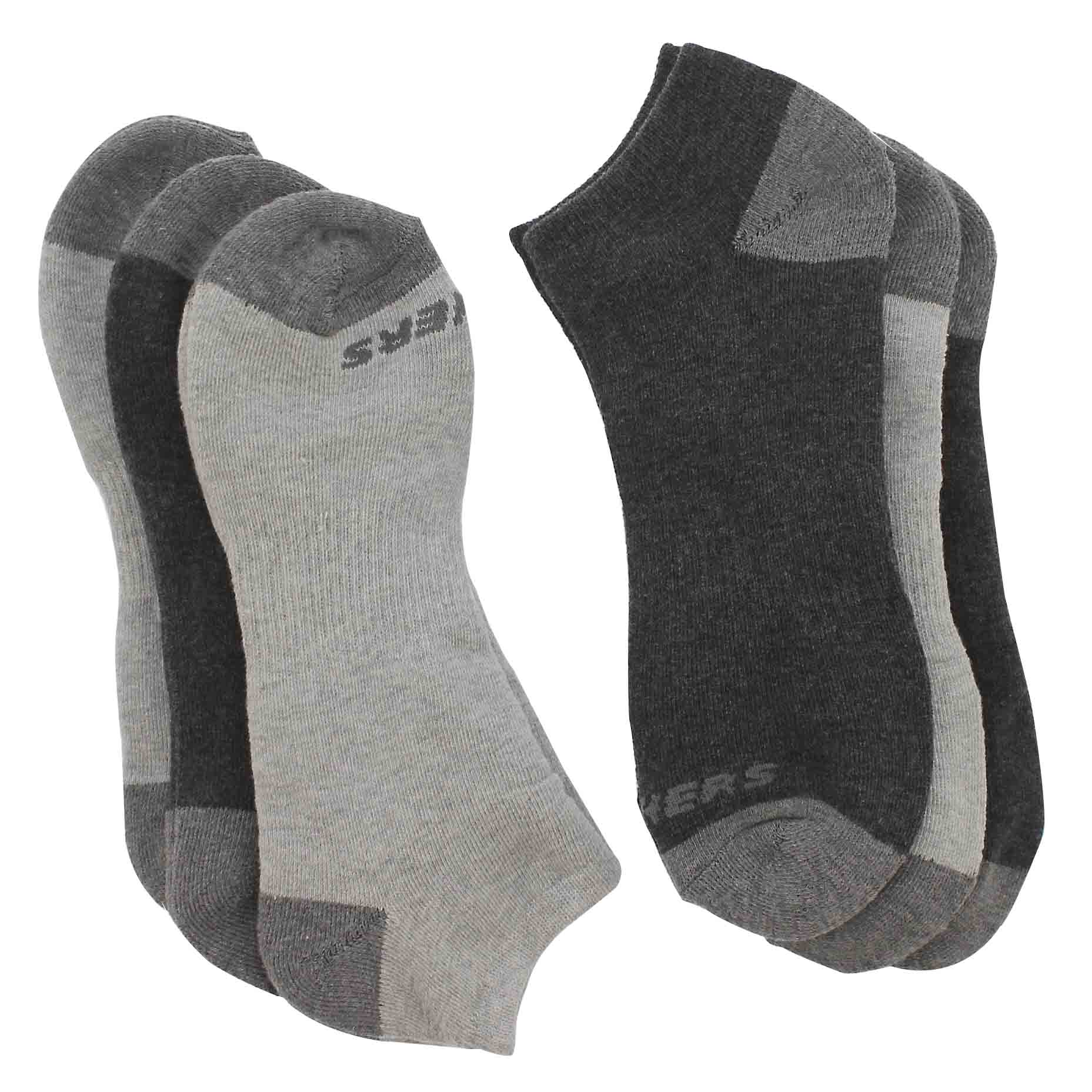 skechers terry 6 pack socks mens