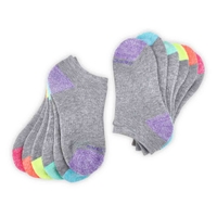 Girls' No Show Full Terry Sock - 6 Pack