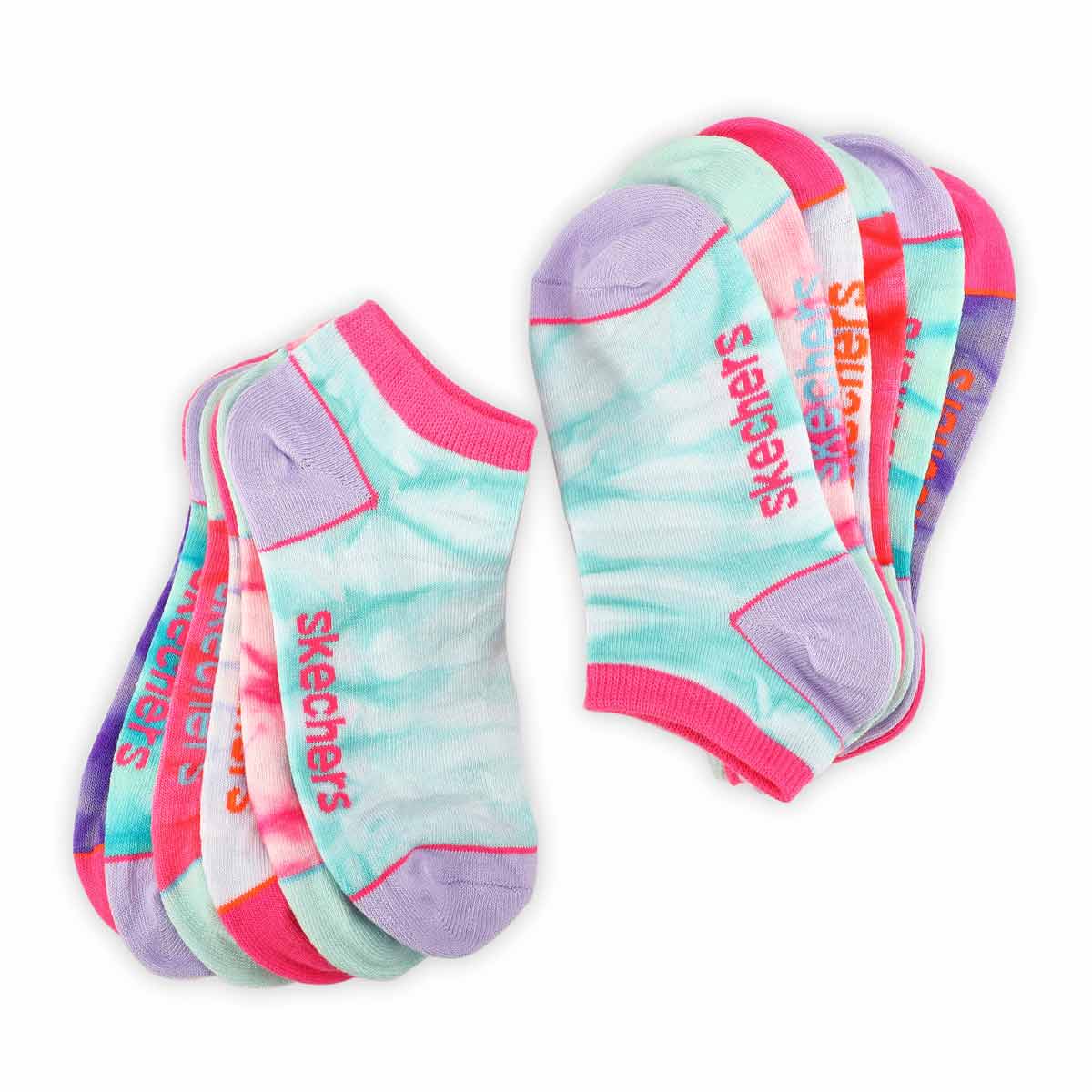 Socquettes LOW CUT NON TERRY, multi, filles - 6 p.