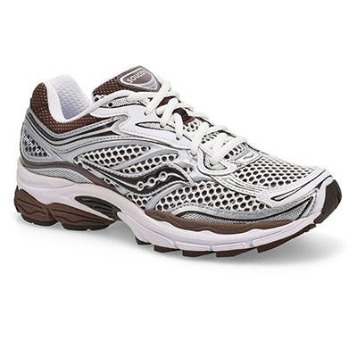 Lds ProGrid Omni 9 - OG Lace Up Sneaker - White/Brown