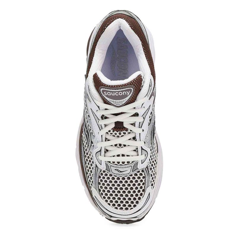 Women's  ProGrid Omni 9 - OG Lace Up Sneaker - White/Brown