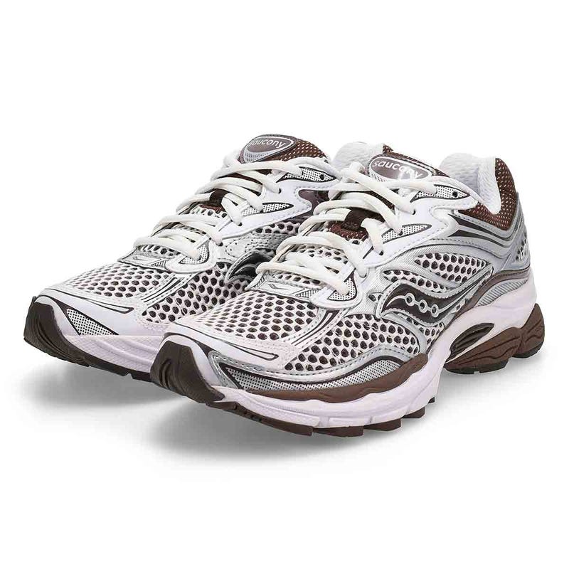 Women's  ProGrid Omni 9 - OG Lace Up Sneaker - White/Brown