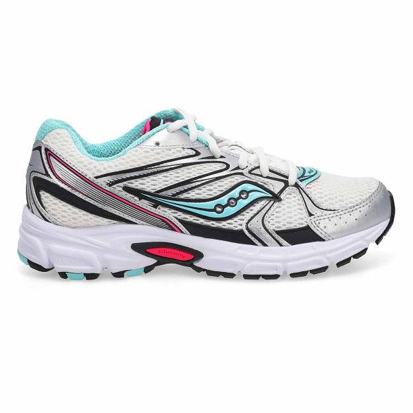 Women's  Ride Millennium Lace Up Sneaker - Silver/Aqua