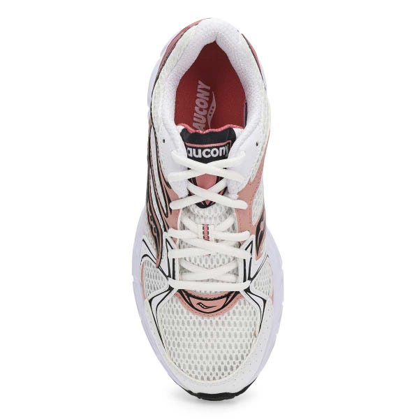 Women' Ride Millennium Lace Up Sneaker - White/Rose