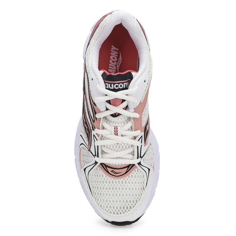 Women' Ride Millennium Lace Up Sneaker - White/Rose