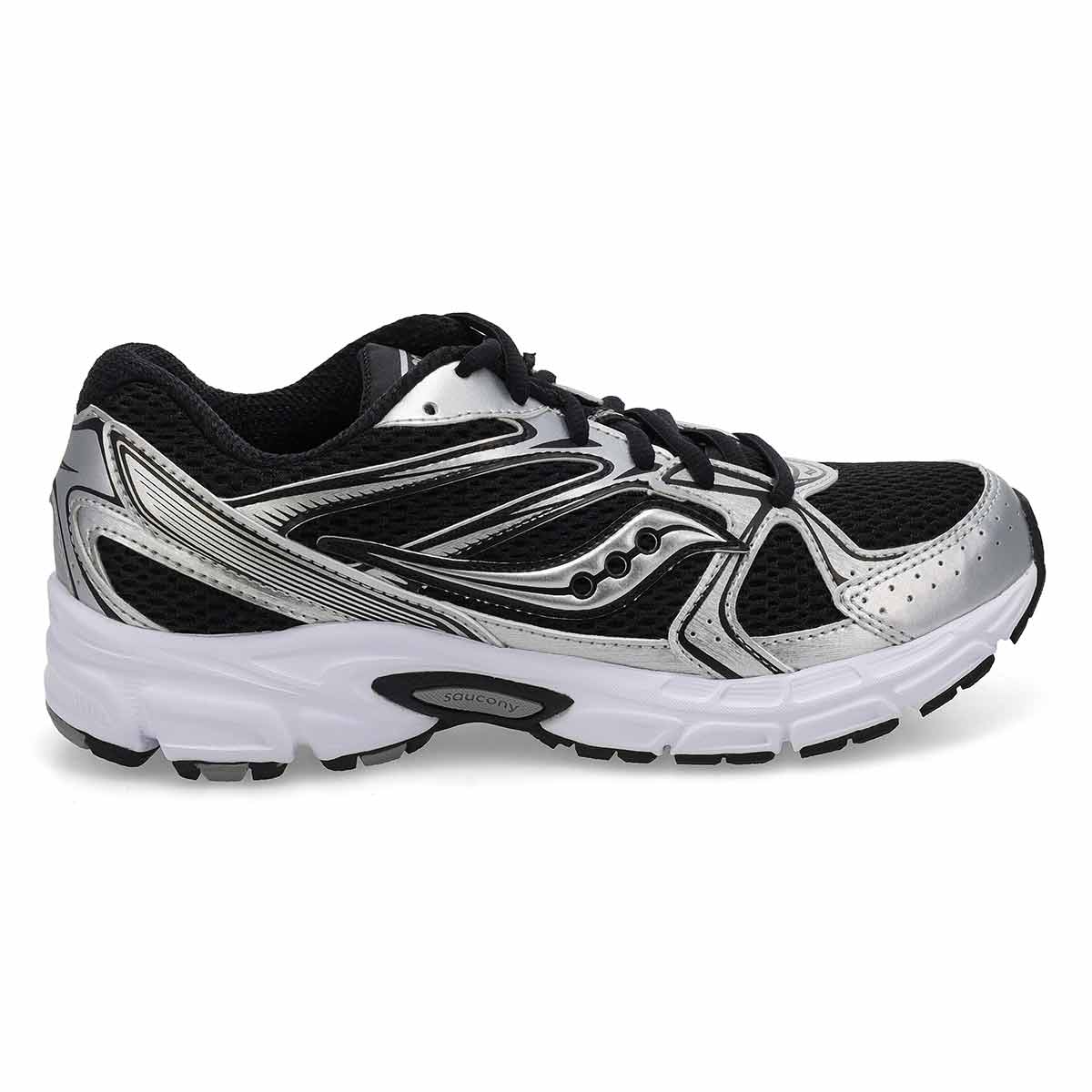 Women's Ride Millennium Lace Up Sneaker - Black/Silver