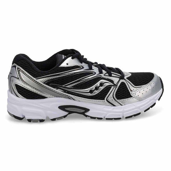 Women's Ride Millenium Lace Up Sneaker - Black/Silver