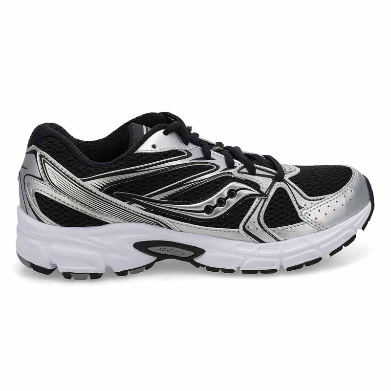 Women's Ride Millenium Lace Up Sneaker - Black/Silver