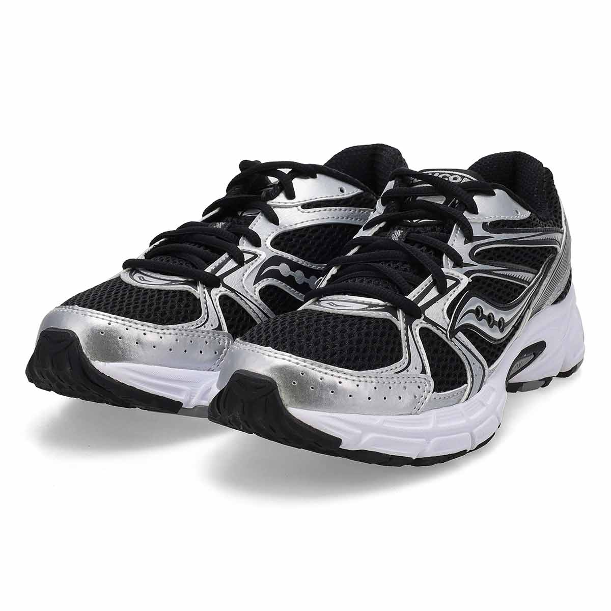 Women's Ride Millennium Lace Up Sneaker - Black/Silver