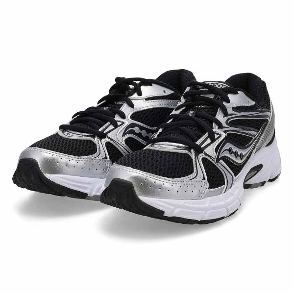Women's Ride Millenium Lace Up Sneaker - Black/Silver
