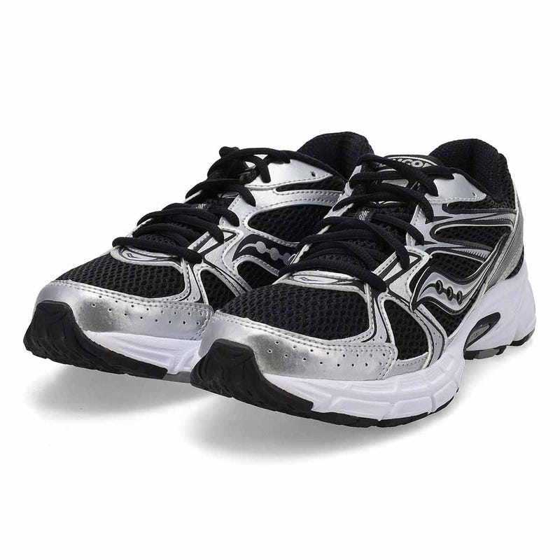 Women's Ride Millenium Lace Up Sneaker - Black/Silver