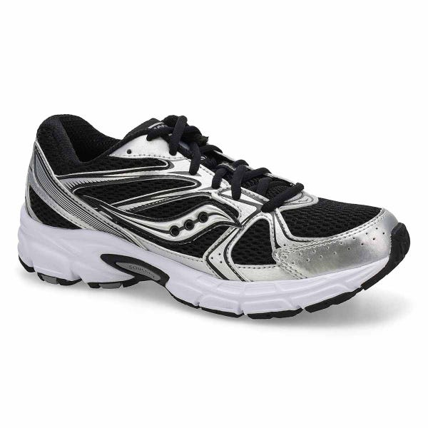 Women's Ride Millenium Lace Up Sneaker - Black/Silver