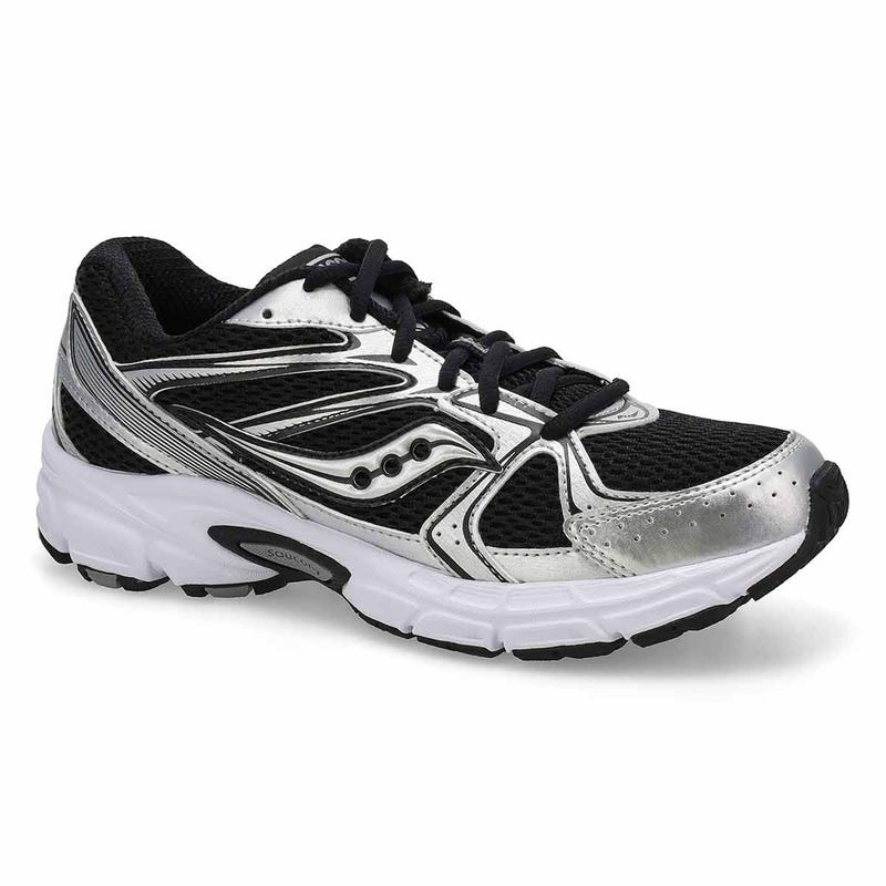 Women's Ride Millenium Lace Up Sneaker - Black/Silver