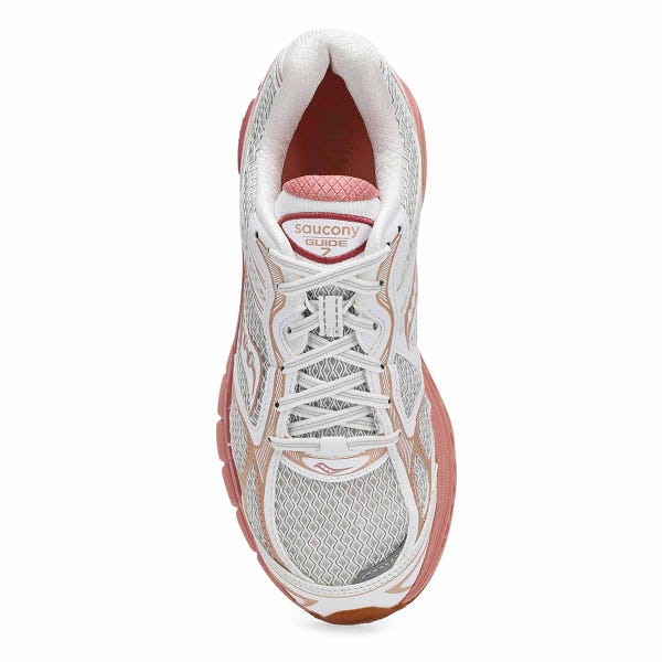 Baskets à lacets PROGRID GUIDE 7, blanc/pêche, femmes