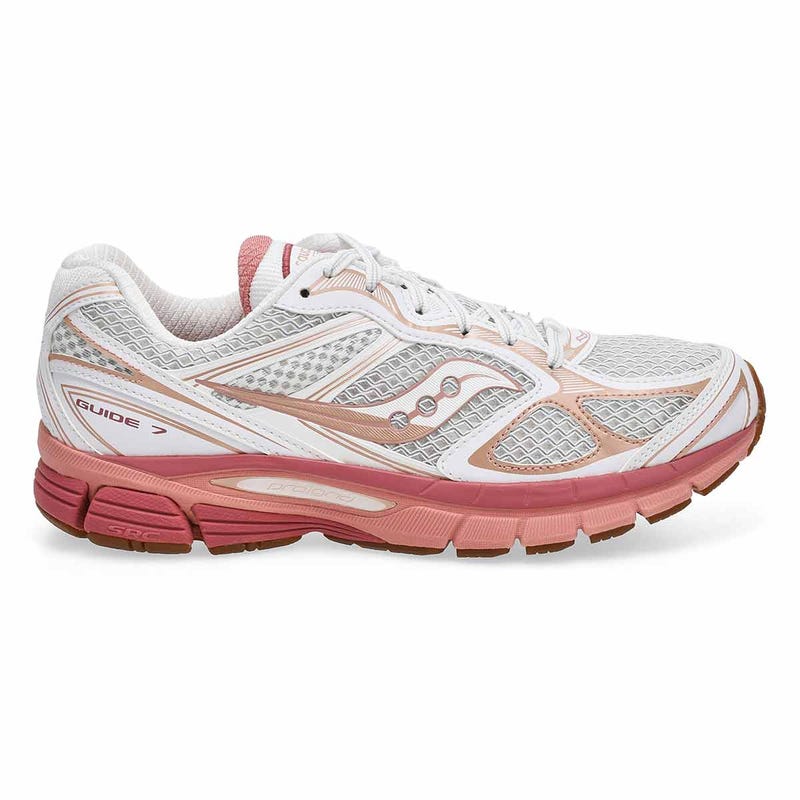 Baskets à lacets PROGRID GUIDE 7, blanc/pêche, femmes