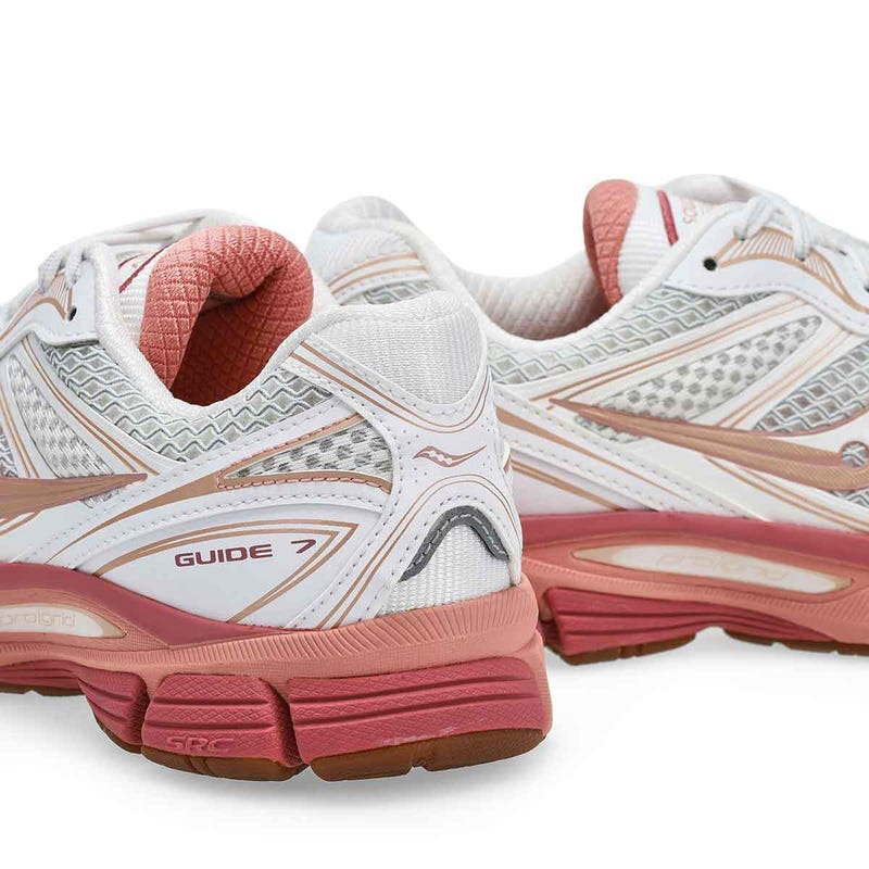 Baskets à lacets PROGRID GUIDE 7, blanc/pêche, femmes