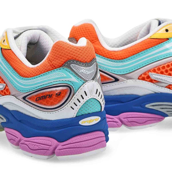 Men's ProGrid Omni 9 - OG Lace Up Sneaker - Orange/Multi