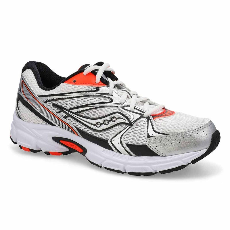 Unisex Ride Millenium Lace Up Sneaker - White/Silver