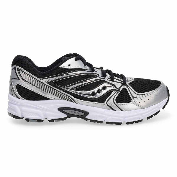 Men's Ride Millennium Lace Up Sneaker - Black/Silver