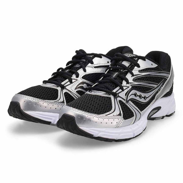 Men's Ride Millennium Lace Up Sneaker - Black/Silver