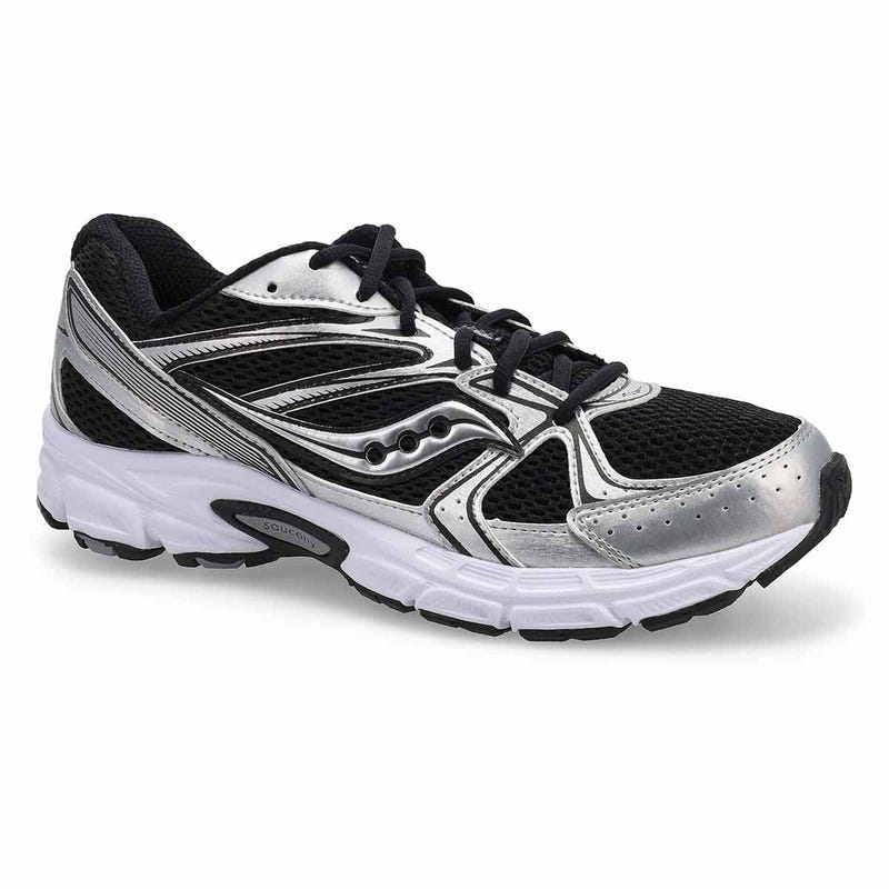 Men's Ride Millennium Lace Up Sneaker - Black/Silver