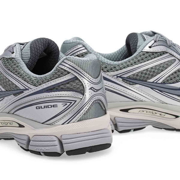 Espadrille à lacets ProGrid Guide 7 pour hommes – Gris/Argent